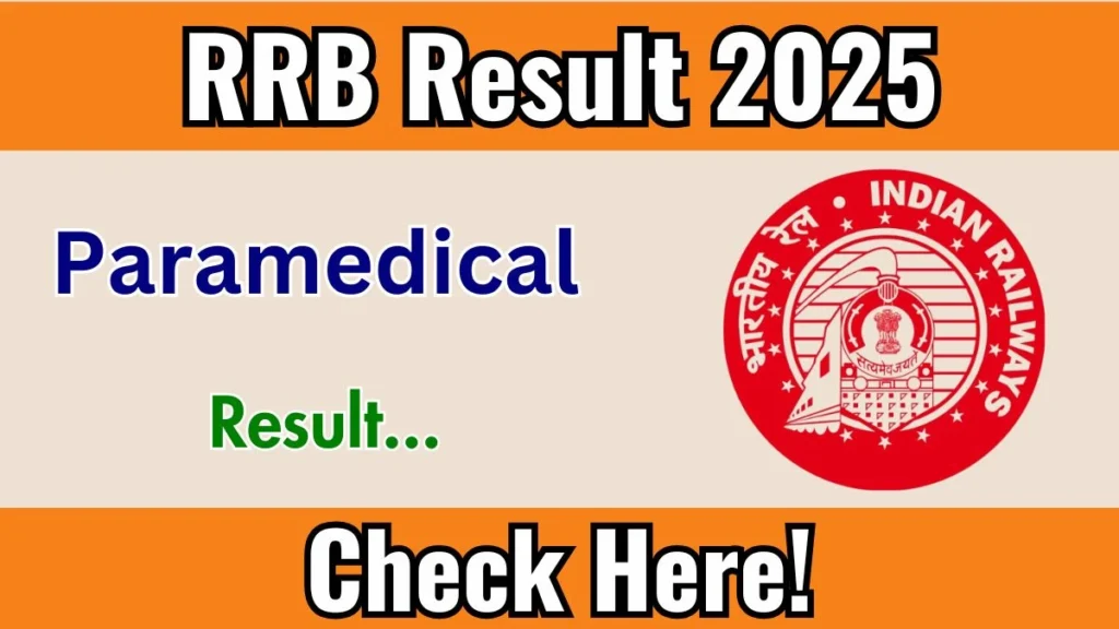 RRB Paramedical Result